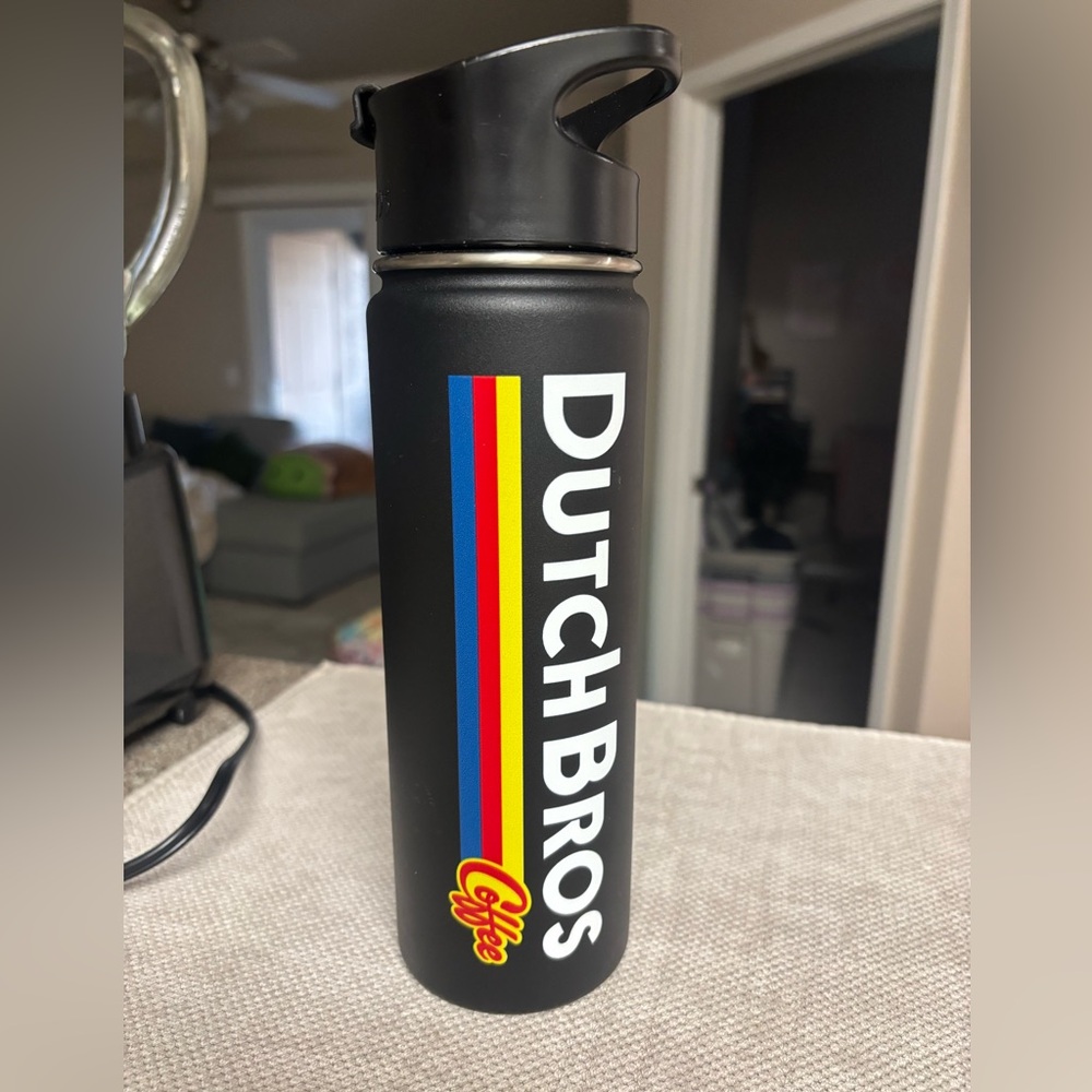 Dutch Bros Black Water Bottle